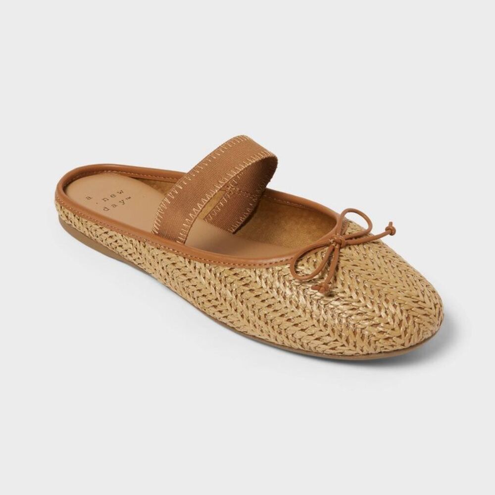 Women’S Ida Flats With Memory Foam Insole - Natural 10